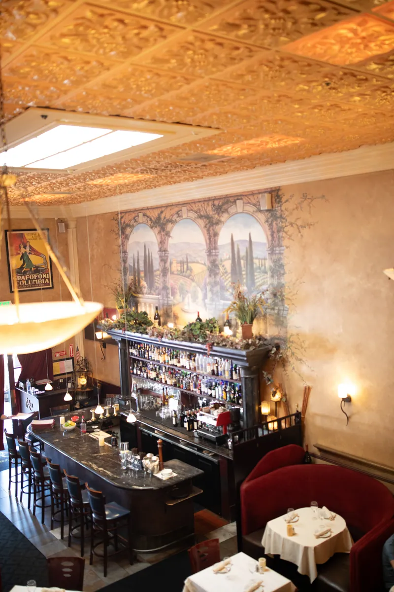 The bar seen from the mezzanine
