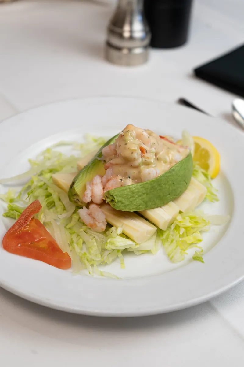 Shrimp and avocado salad